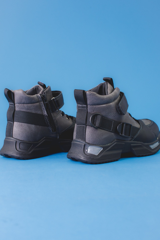 Pealiste poolsaapad poisilik halli värvi