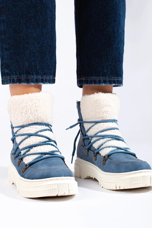 Sinist värvi Pealiste lumesaapad...