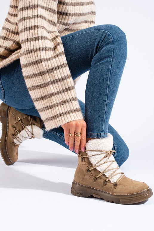 pruunid värvi Pealiste lumesaapad...