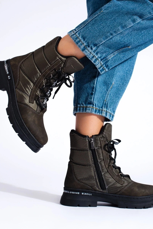 Pealiste lumesaapad pitsitud khaki Pealiste lumesaapad pitsitud khaki