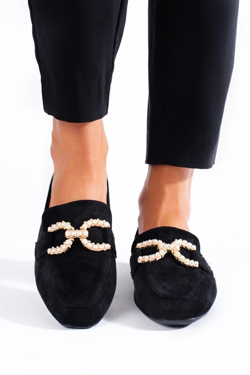 Naiste mokassiinid Shelovet Mustad