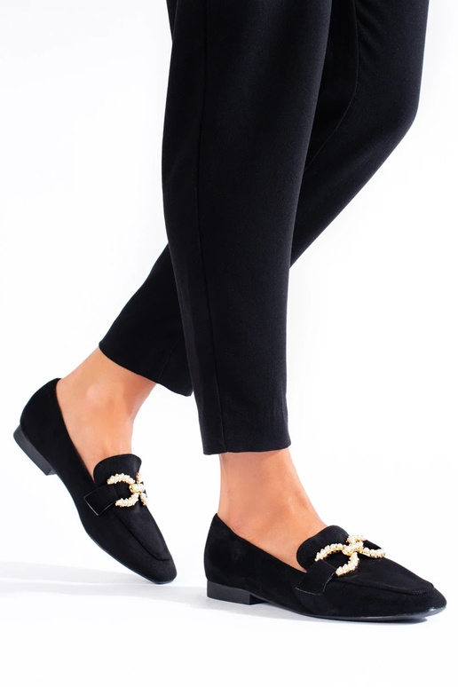 Naiste mokassiinid Shelovet Mustad