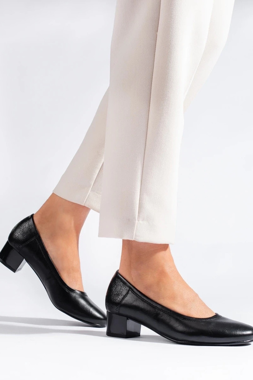 Kõrge kontsaga kingad  Potocki Mustad Kõrge kontsaga kingad  Potocki Mustad