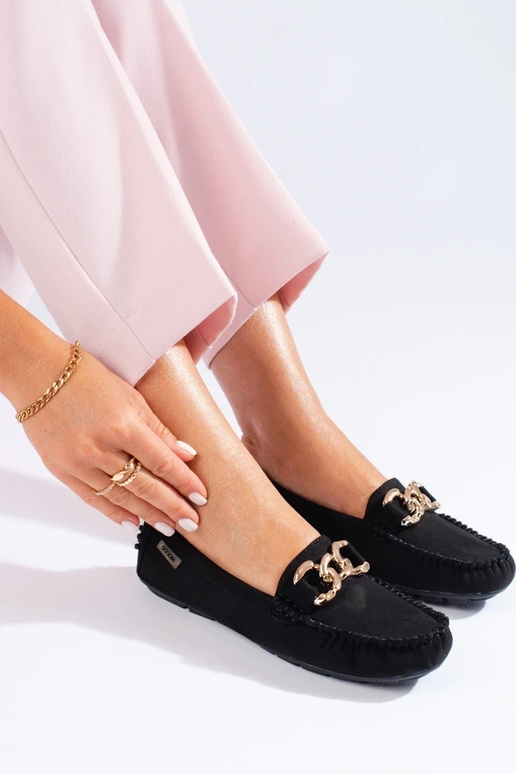 naiste mokassiinid Shelovet Mustad