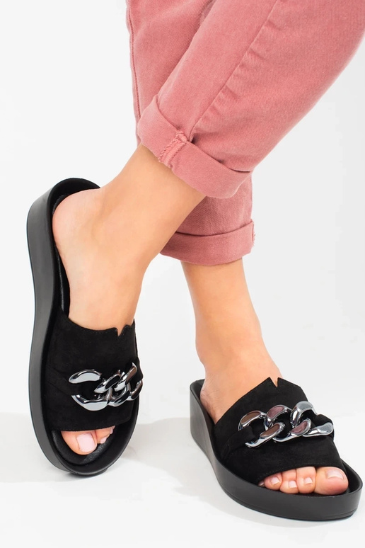 mustad plätud  platvormiga Shelovet