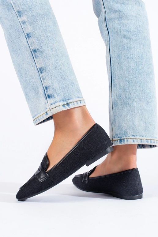 mokassiinid Mustad Shelovet mokassiinid Mustad Shelovet