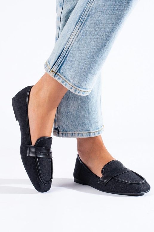 mokassiinid Mustad Shelovet mokassiinid Mustad Shelovet