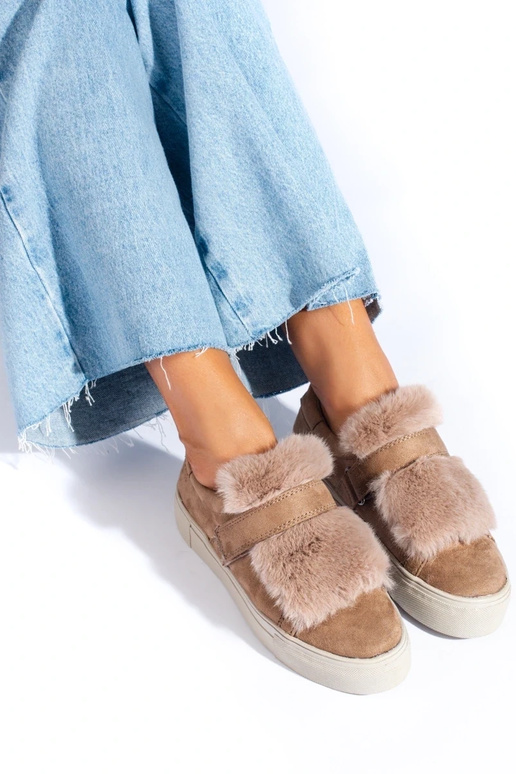 beeži värvi  kingad karusnahaga Shelovet beeži värvi  kingad karusnahaga Shelovet