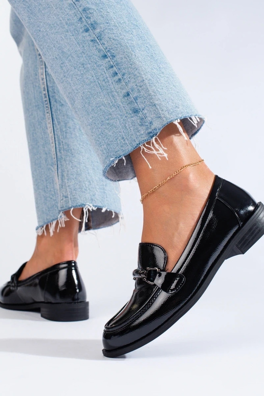 Laque  mokassiinid Mustad Shelovet