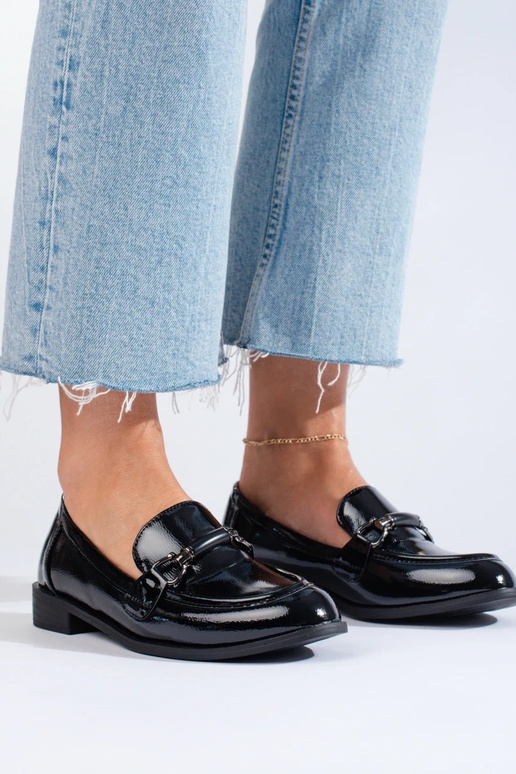 Laque  mokassiinid Mustad Shelovet