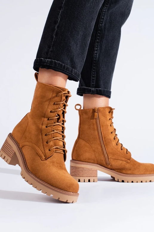 pruunid värvi seotud naiste saapad pruunid värvi seotud naiste saapad