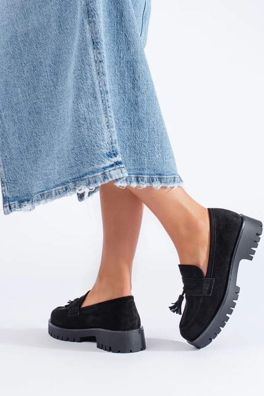 seemisnakhsed mokassiinid Mustad...