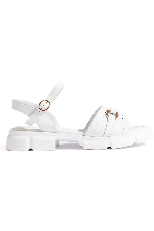 naha valged sandaalid naistele