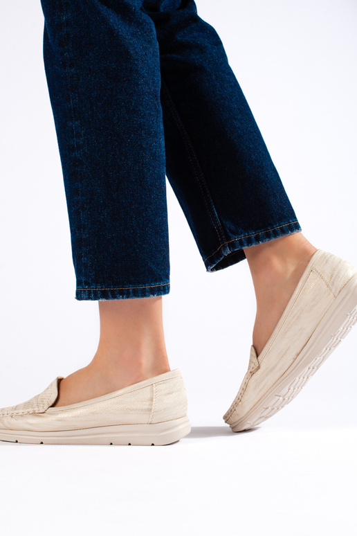 beeži värvi Naiste mokassiinid beeži värvi Naiste mokassiinid