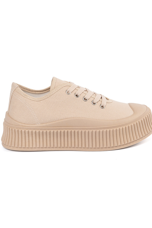 Küpsisevärvi naiste kingad paeltega...