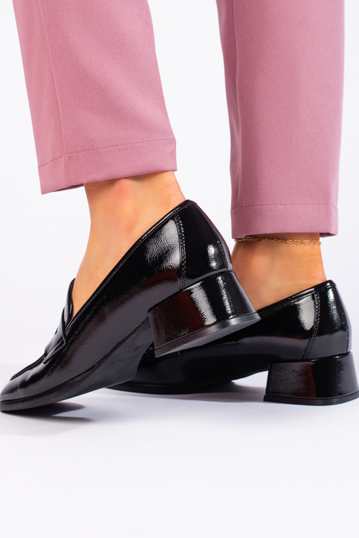 Laque mokassiinid Mustad Sergio Leone