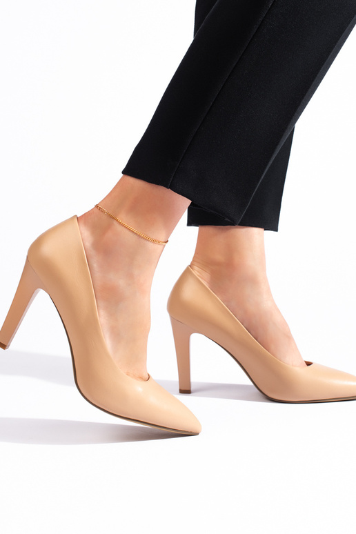 beeži värvi poolsaapad Sergio Leone