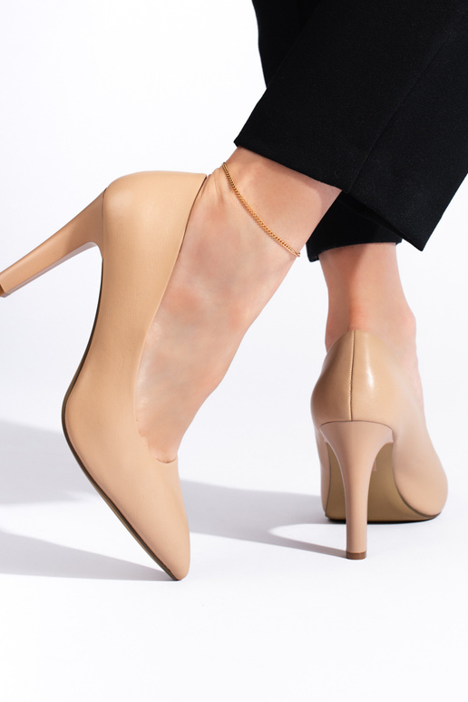 beeži värvi poolsaapad Sergio Leone