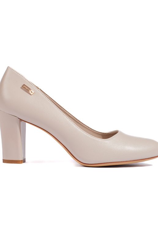 halli värvi poolsaapad kõrge kontsaga...