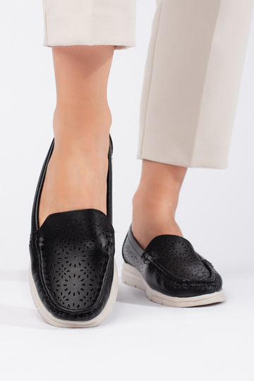 Naiste mokassiinid Mustad 2