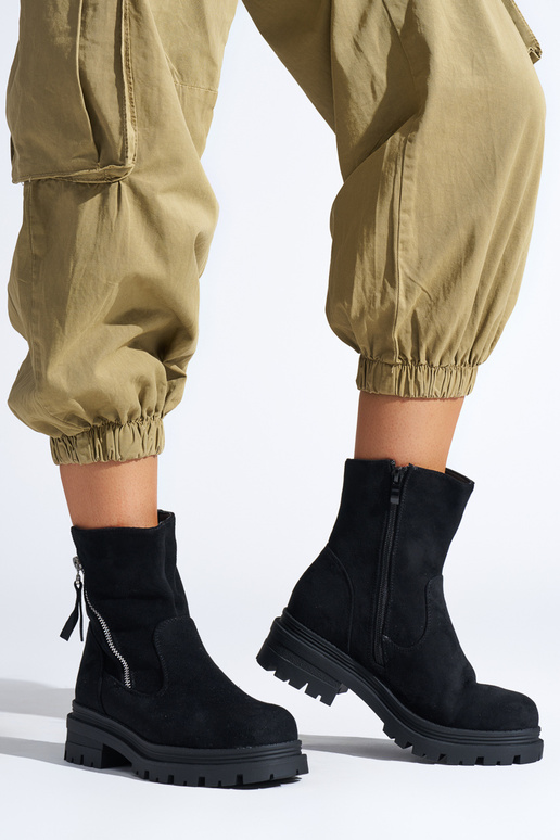 msuud naiste saapad z ozdobnym zamkiem