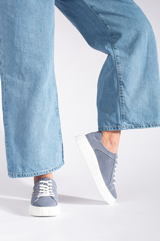 helesinist värvi kingad platvormiga...