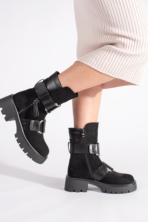 msuud seemisnahk naiste saapad pandlaga