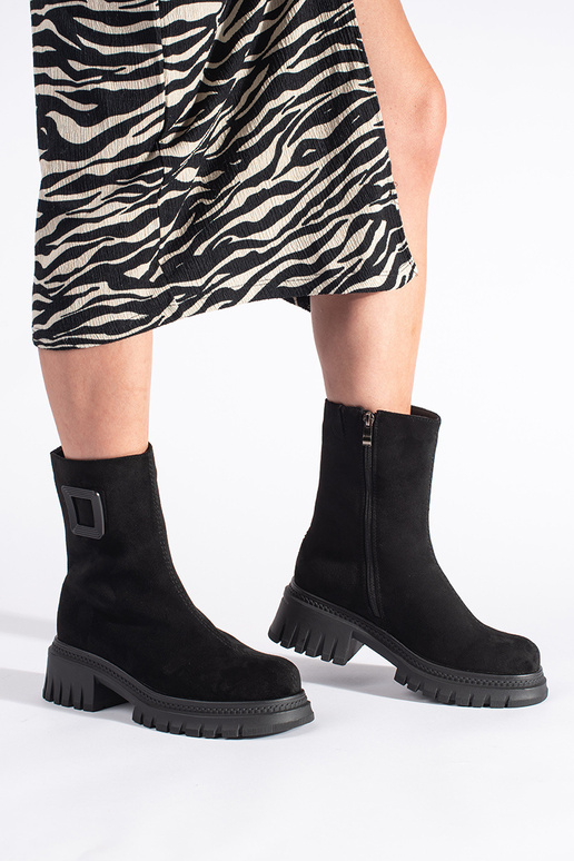 msuud naiste saapad paksul tallal