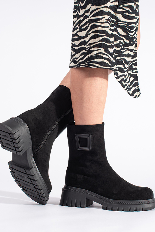 msuud naiste saapad paksul tallal