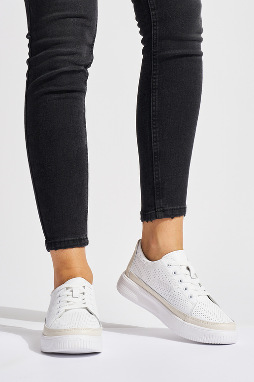 Pealhk ažuurne kingad valge värv...