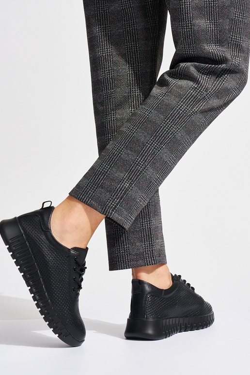 Ažuurne nahk kingad Msuud Sergio Leone