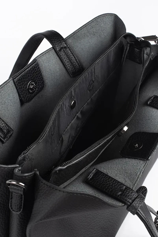 must suur narmastega käekott must suur narmastega käekott