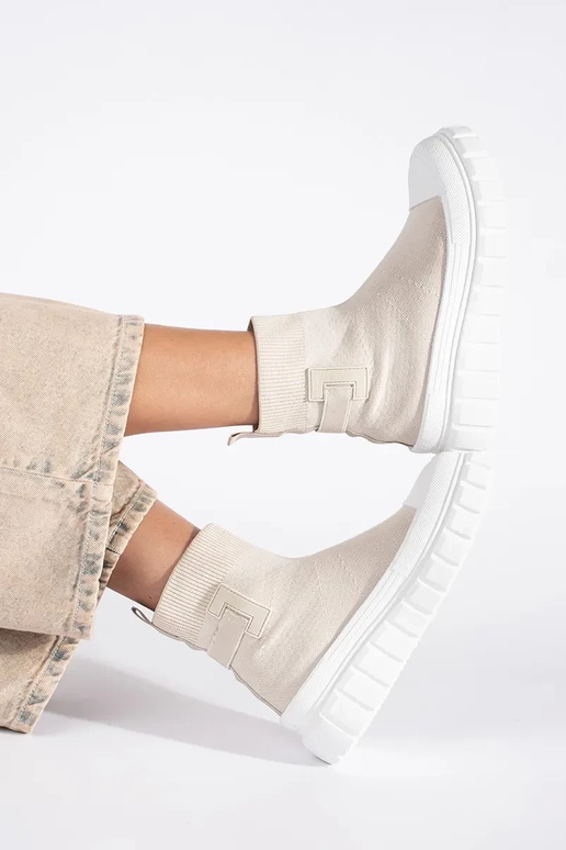 elevandiluust kõrge platvormiga saapad