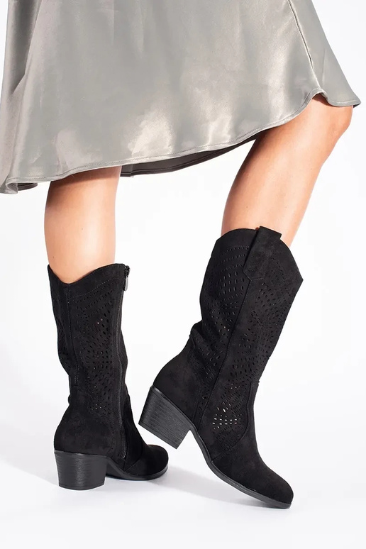 msuud ažuurne kauboisaapad naiste omad