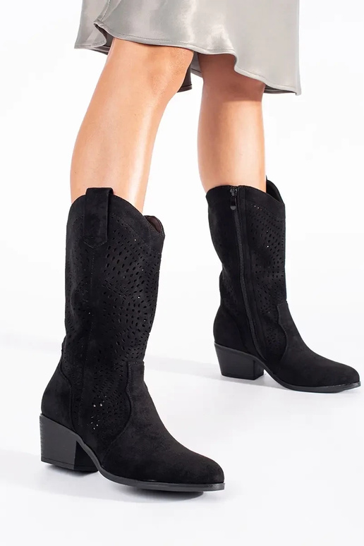 msuud ažuurne kauboisaapad naiste omad