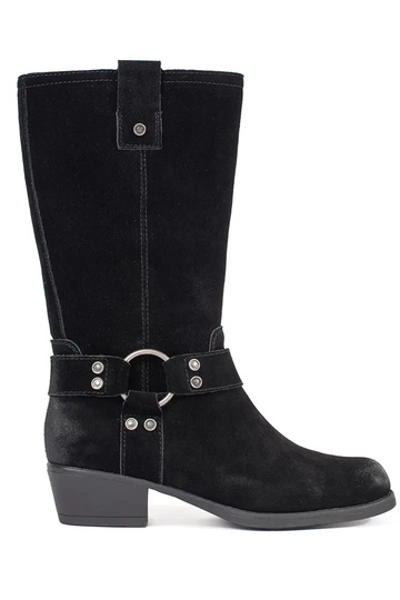 Mustad nahast cowboy saapad...