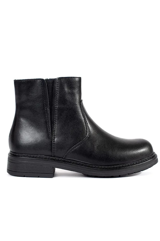 Mustast nahast Chelsea Flat Sole... Mustast nahast Chelsea Flat Sole...