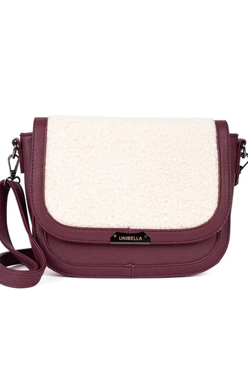 Burgundia värvi karusnahaga...