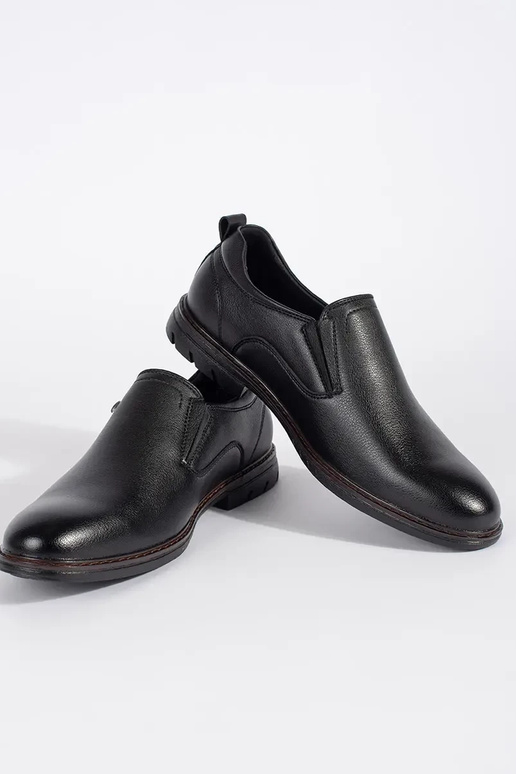 Meeste mustad slip-on tossud