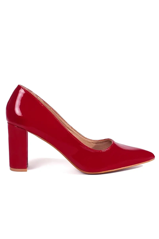 Elegantsed lakitud Punane poolsaapad...