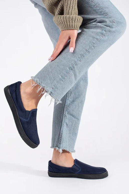 sinised slip-on jalatsid