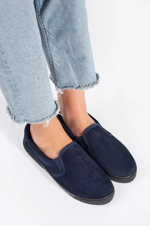 sinised slip-on jalatsid