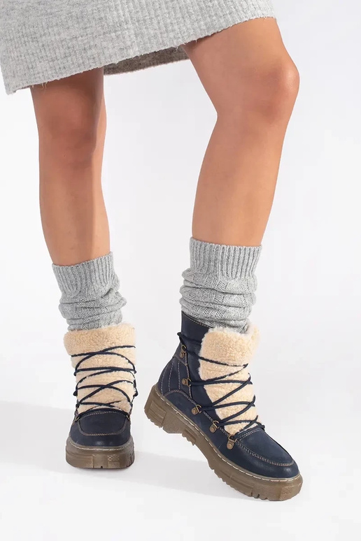 Tumesinine isoleeritud nahkpüksid... Tumesinine isoleeritud nahkpüksid...