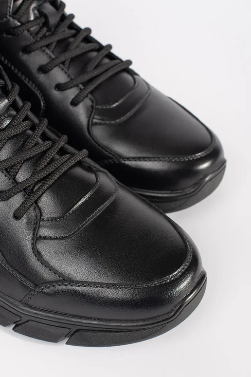 Kõrged meeste soojad saapad kunstnahast Kõrged meeste soojad saapad kunstnahast