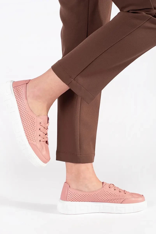 Mustad naiste mokasiinid nahast