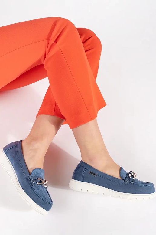 Mokasiinid nahast platvormiga ja...