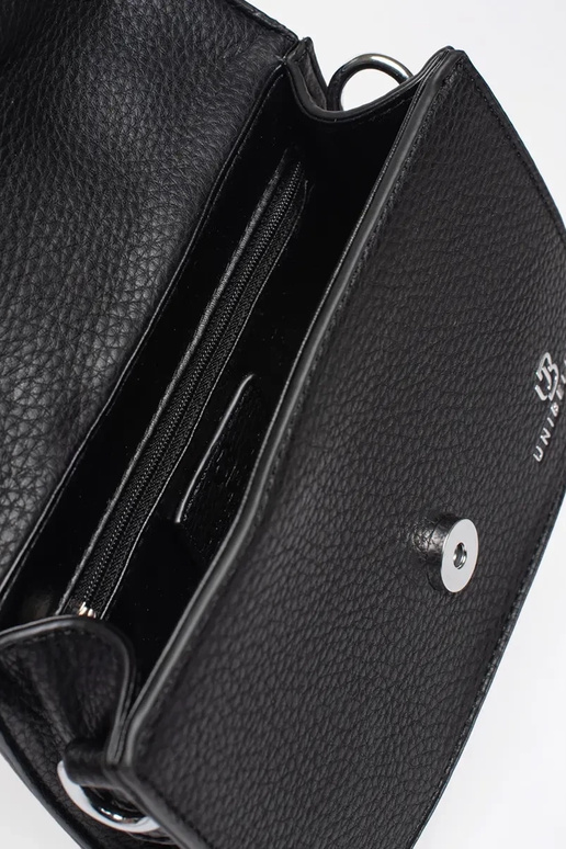 Must väike käekott käepidemega