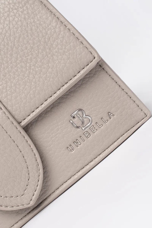 Halli värvi väike kott käepidemega