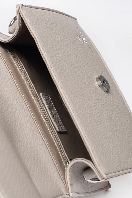 Halli värvi väike kott käepidemega