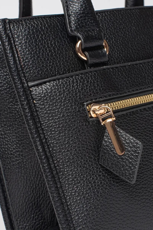 Must käekott lukuga